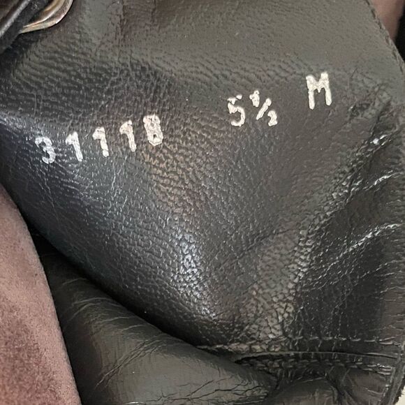 Stuart Weitzman Suede Ankle Boots - Black and Brown Size 5.5B - Picture 6 of 14